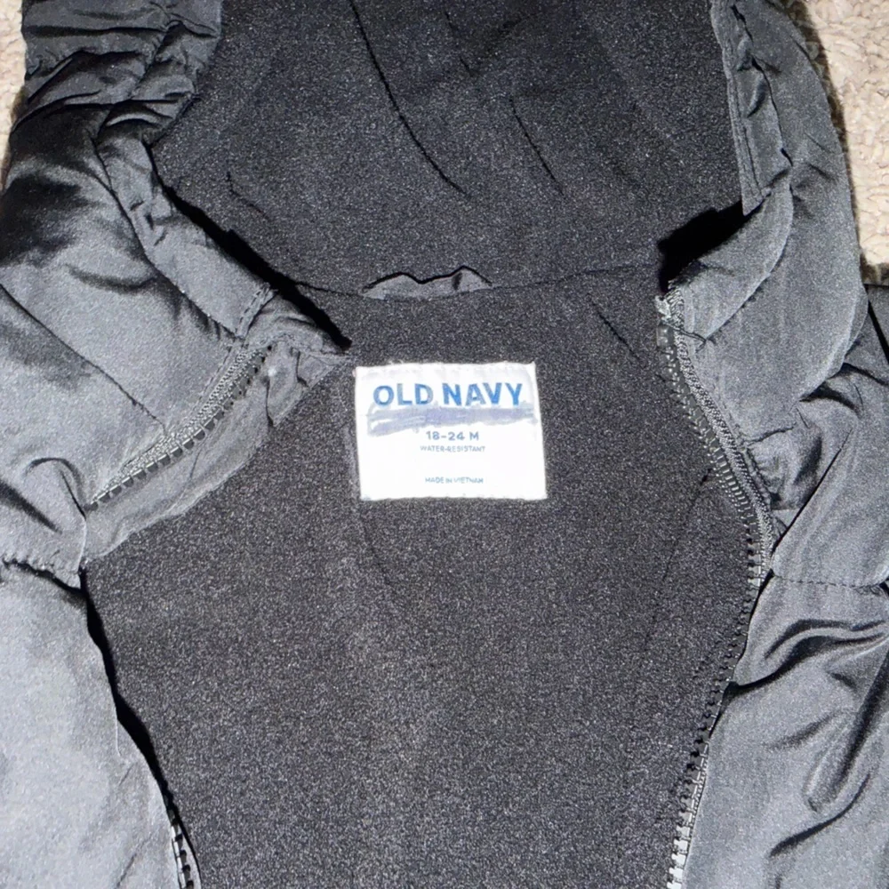 Preloved Old Navy Kids Black Puffer Jacket